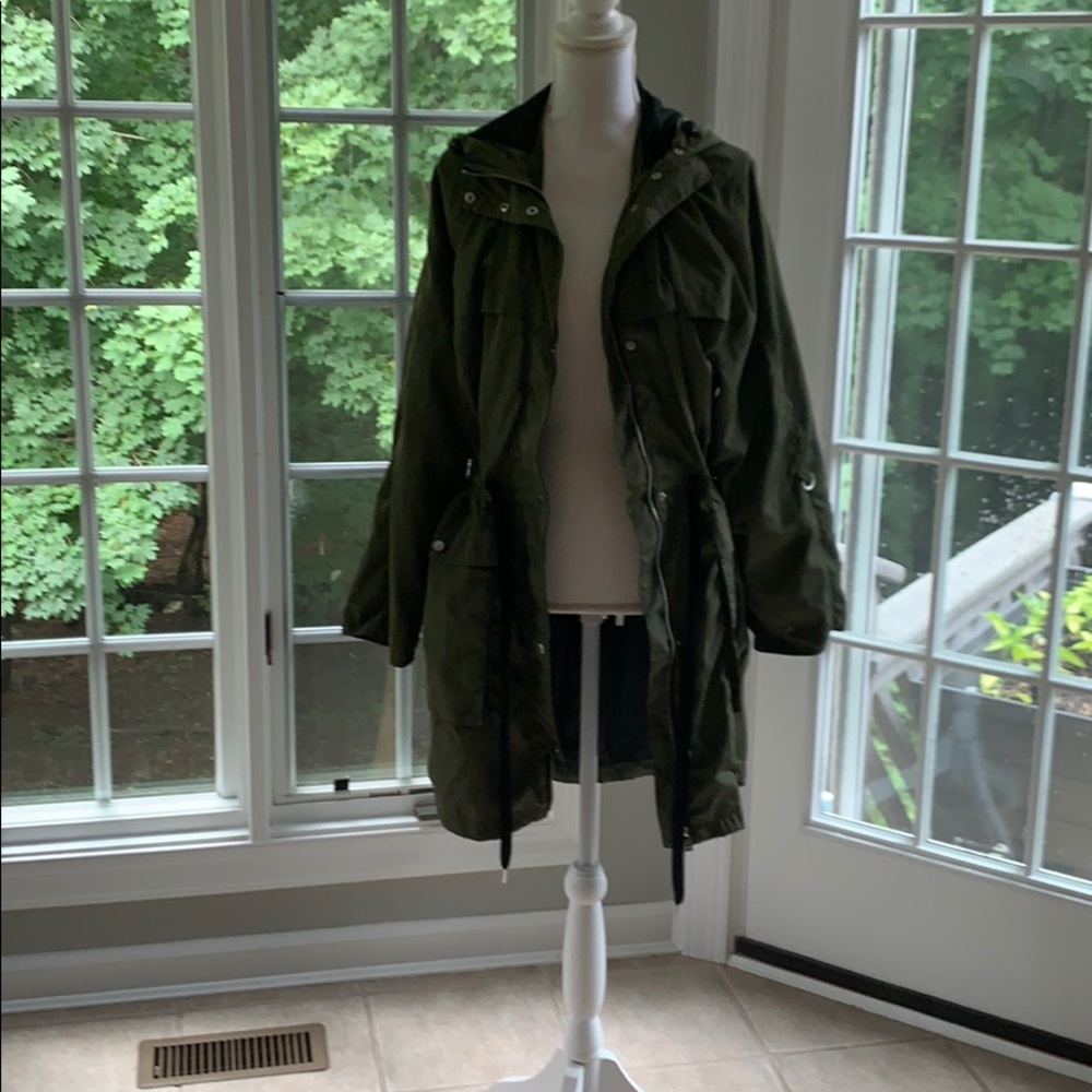 Army Green Vero Moda Light Weight Hooded Jacket